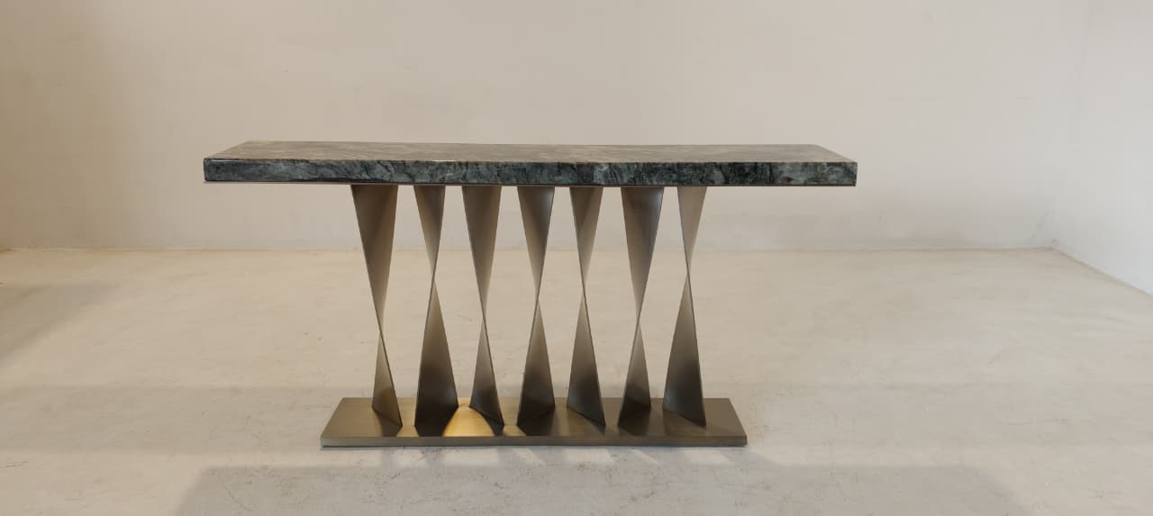 BRASSMATT-101 - CONSOLE - BLR WH BESPOKE