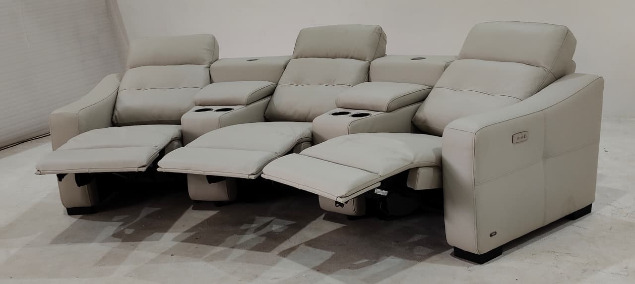 KM.5022(2) - 3 SEATER HOMETHEATRE - BLR WH
