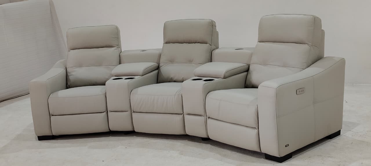 KM.5022(2) - 3 SEATER HOMETHEATRE - BLR WH