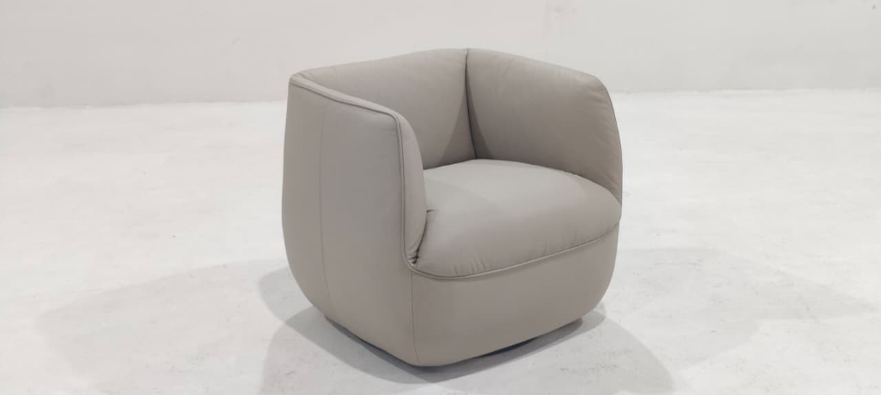 C195-066-A0D9(2) - SWIVEL CHAIR - BLR WH