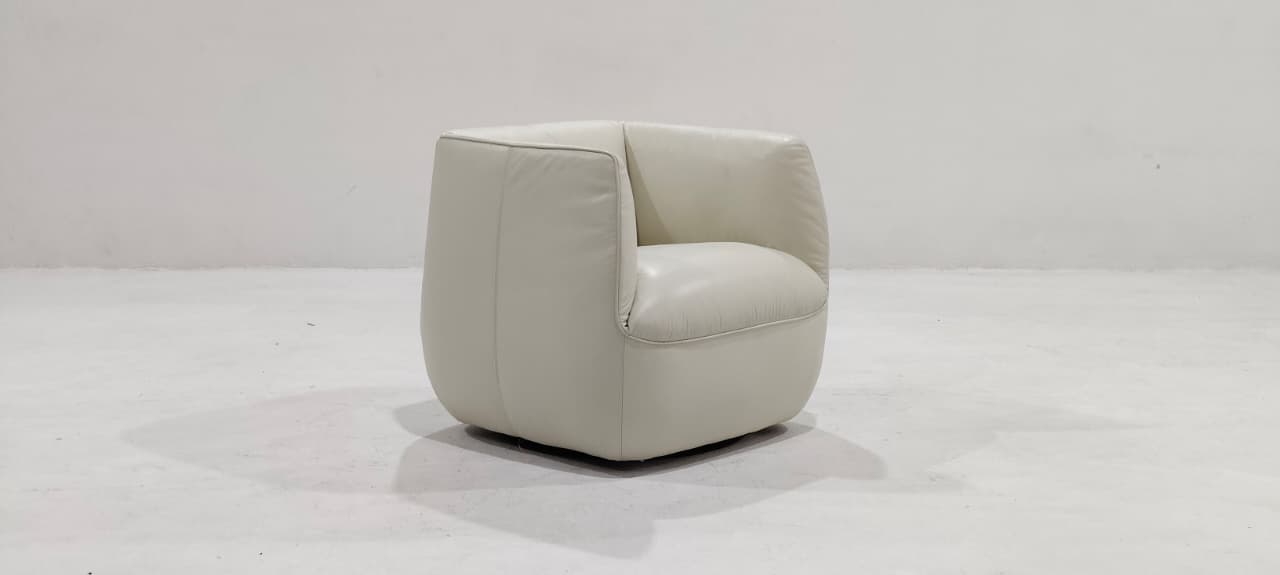 C195-066-A0BL(7) - SWIVEL CHAIR - BLR WH
