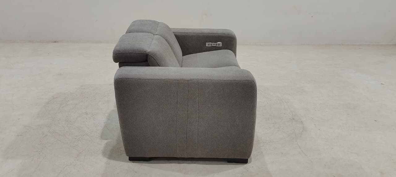 KM.213HM - 2 SEATER RECLINER(ELECTRIC) - BLR WH