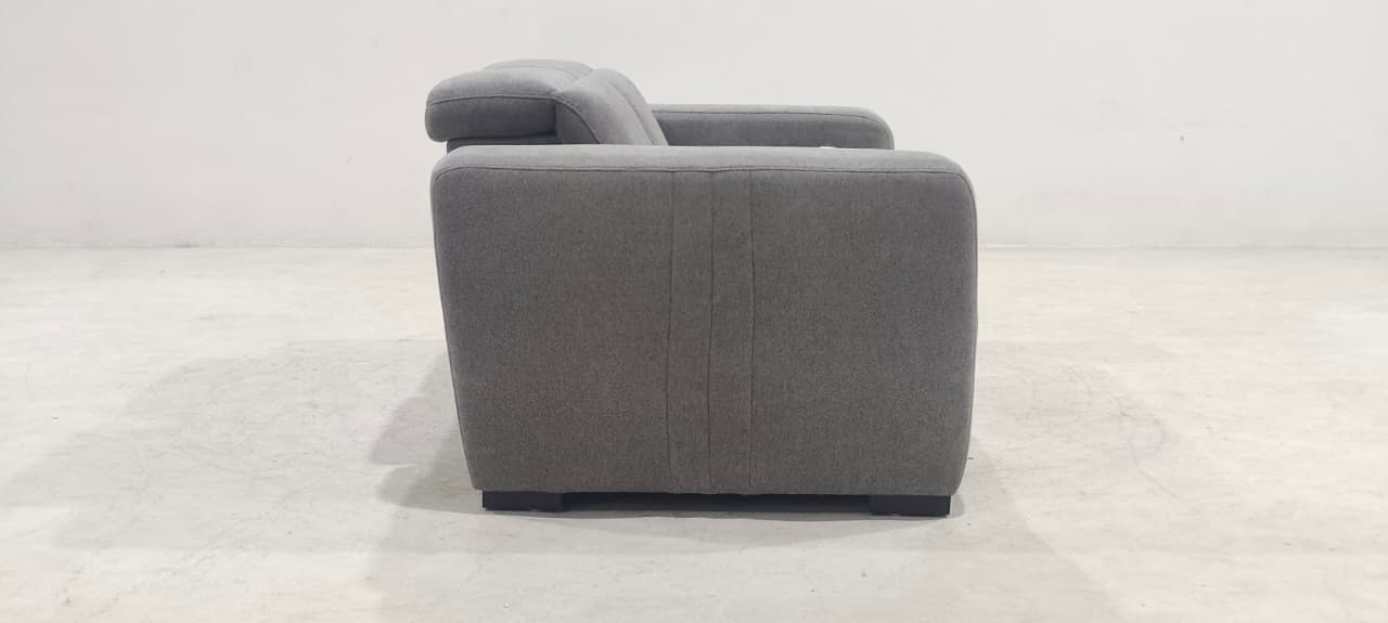 KM.213HM - 2 SEATER RECLINER(ELECTRIC) - BLR WH