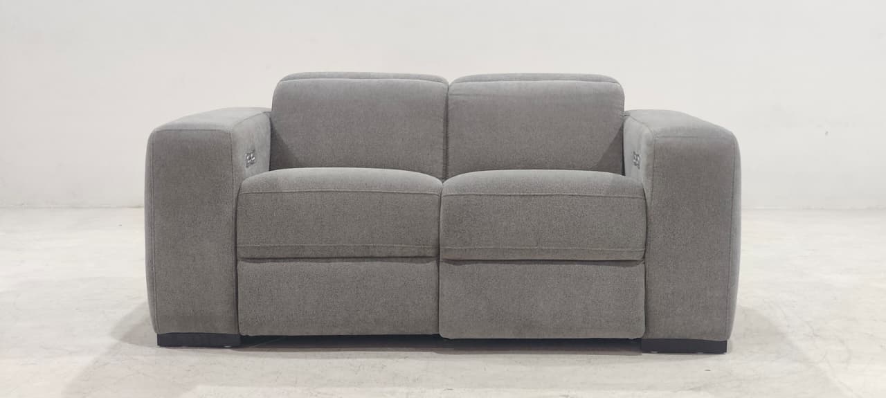 KM.213HM - 2 SEATER RECLINER(ELECTRIC) - BLR WH