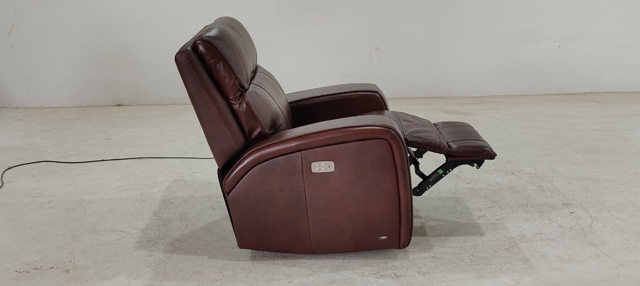 KM.132H(2) - 1 SEATER RECLINER(ELECTRIC) - BLR WH
