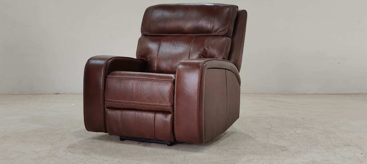 KM.132H(2) - 1 SEATER RECLINER(ELECTRIC) - BLR WH