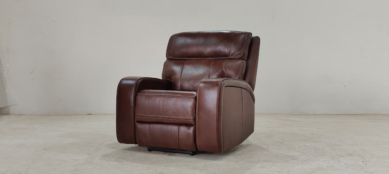 KM.132H(2) - 1 SEATER RECLINER(ELECTRIC) - BLR WH