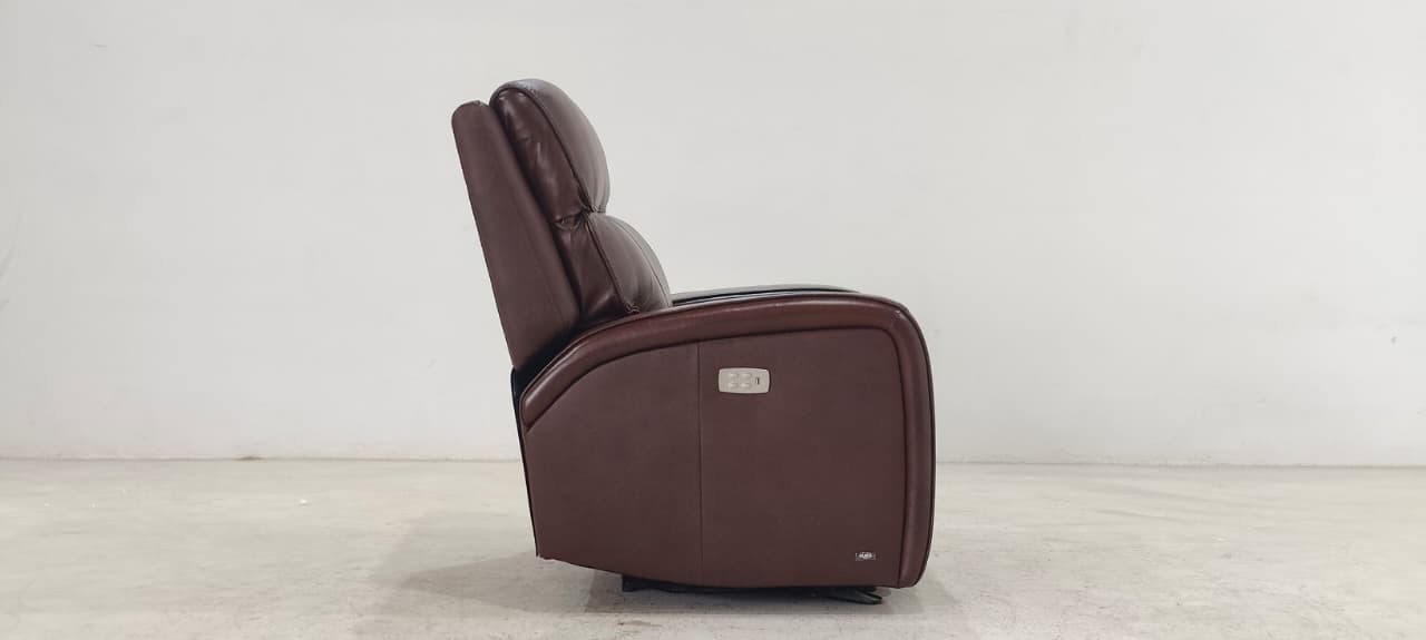 KM.132H(2) - 1 SEATER RECLINER(ELECTRIC) - BLR WH