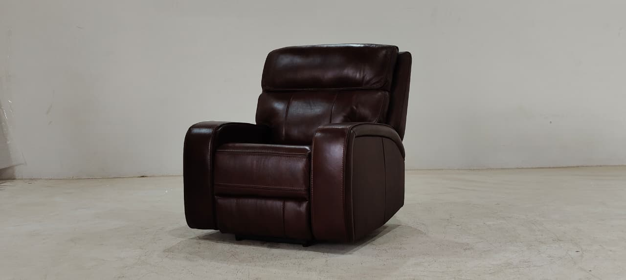 KM.132H(2) - 1 SEATER RECLINER(ELECTRIC) - BLR WH