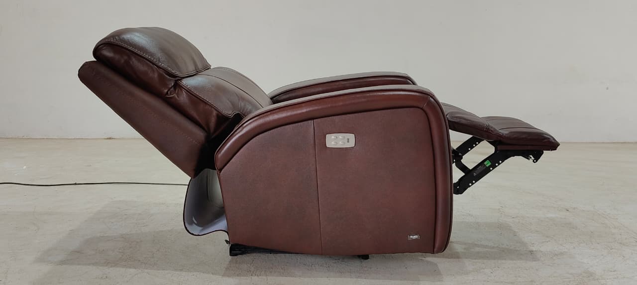 KM.132H(2) - 1 SEATER RECLINER(ELECTRIC) - BLR WH