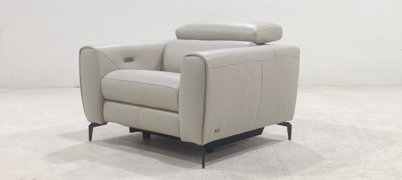 5321 - 1 SEATER RECLINER(ELECTRIC) - BLR WH