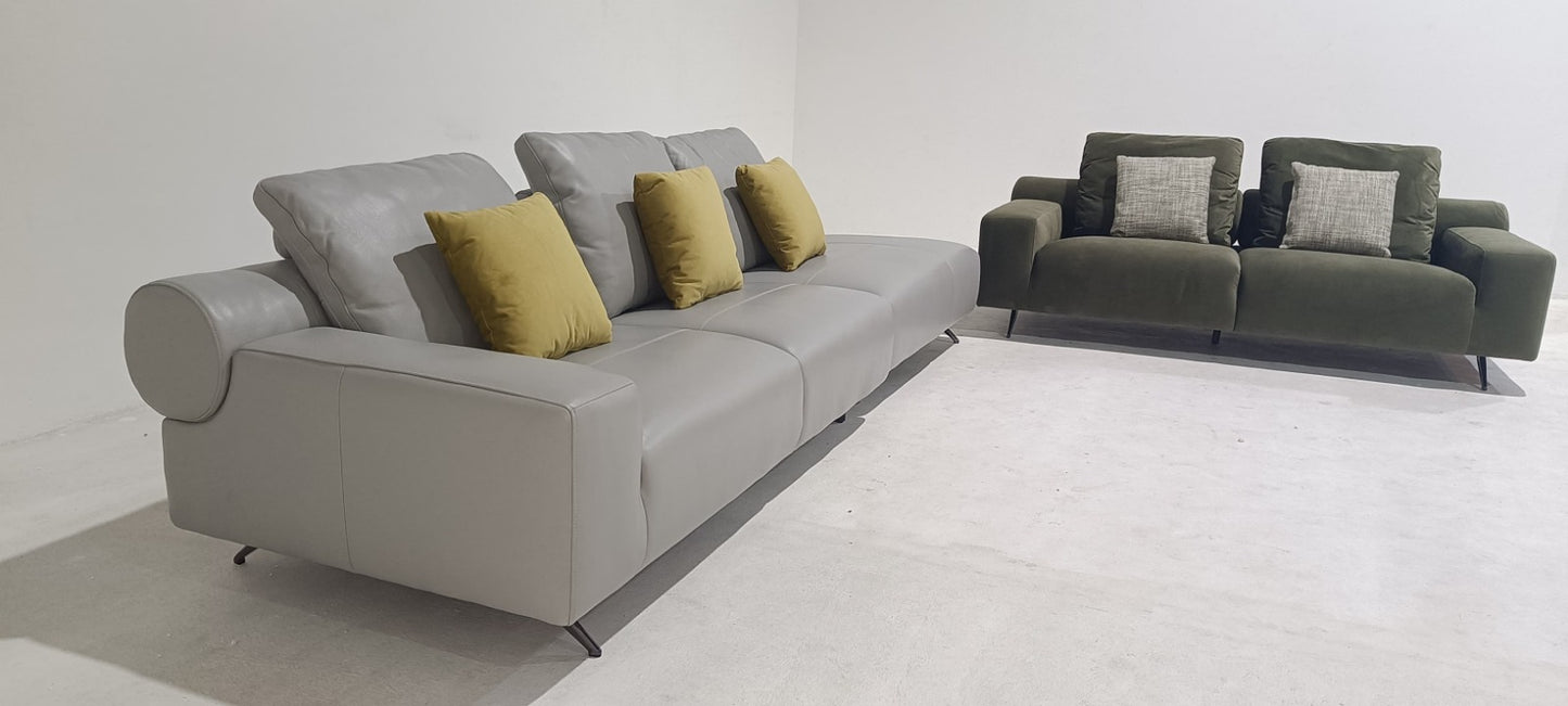KF.153 - 3 SEATER+CHAISE  - BLR WH
