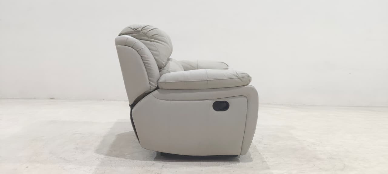 1238 - 2 SEATER RECLINER(MANUAL) - BLR WH