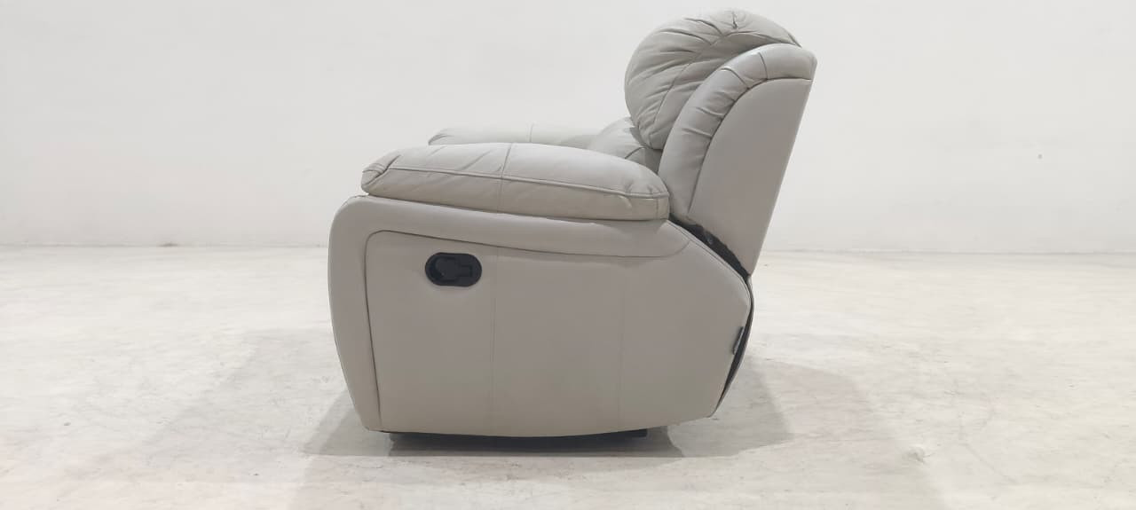 1238 - 2 SEATER RECLINER(MANUAL) - BLR WH