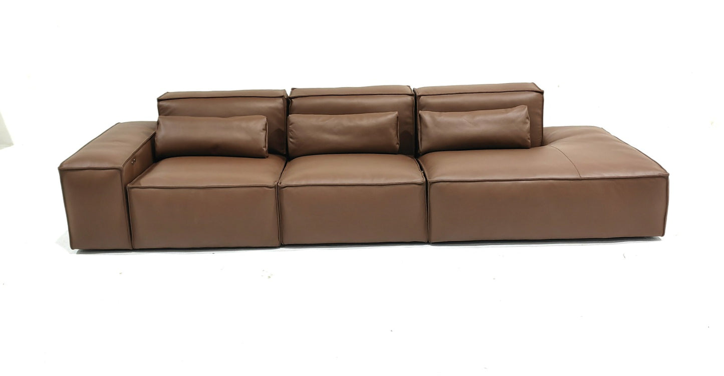 AW2301-D - 3 SEATER RECLINER(ELECTRIC) - BLR WH