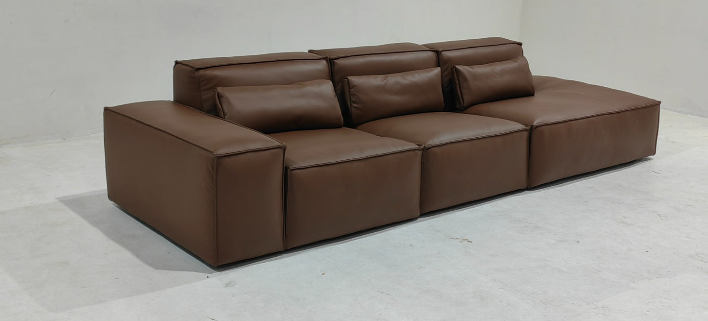 AW2301-D - 3 SEATER RECLINER(ELECTRIC) - BLR WH
