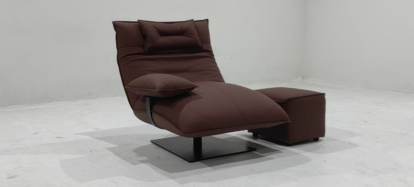 X-338W - CHAIR+OTTOMAN - OUTLET