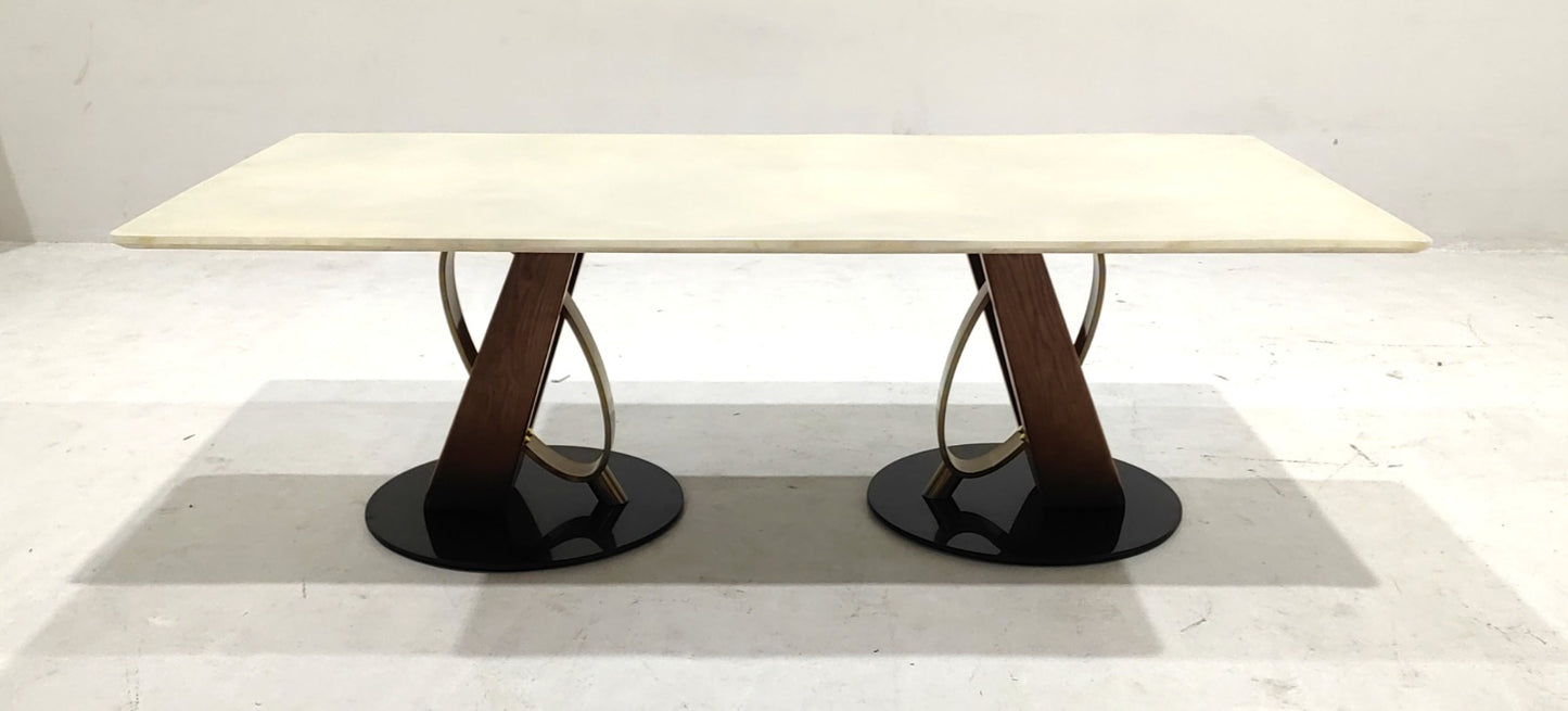BBH+CT300A(3) - DINNING TABLE(BIG SIZE) - BLR WH