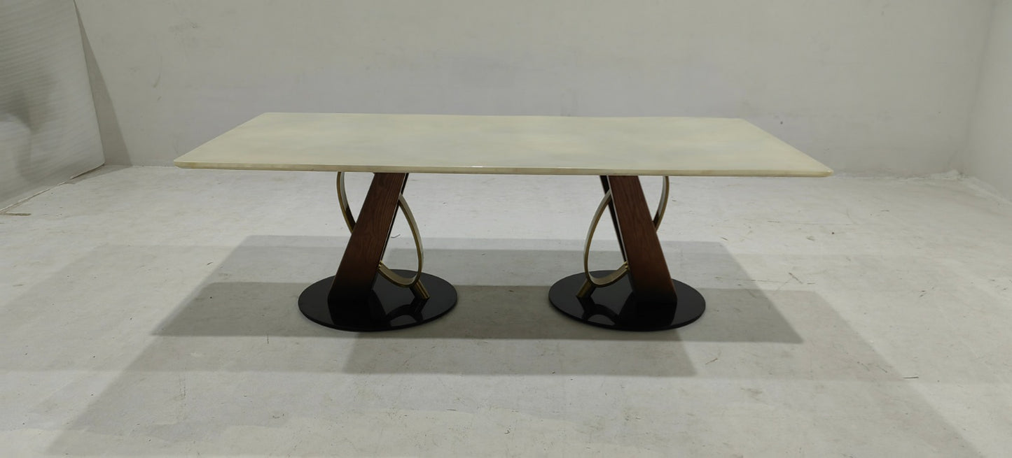 BBH+CT300A(3) - DINNING TABLE(BIG SIZE) - BLR WH