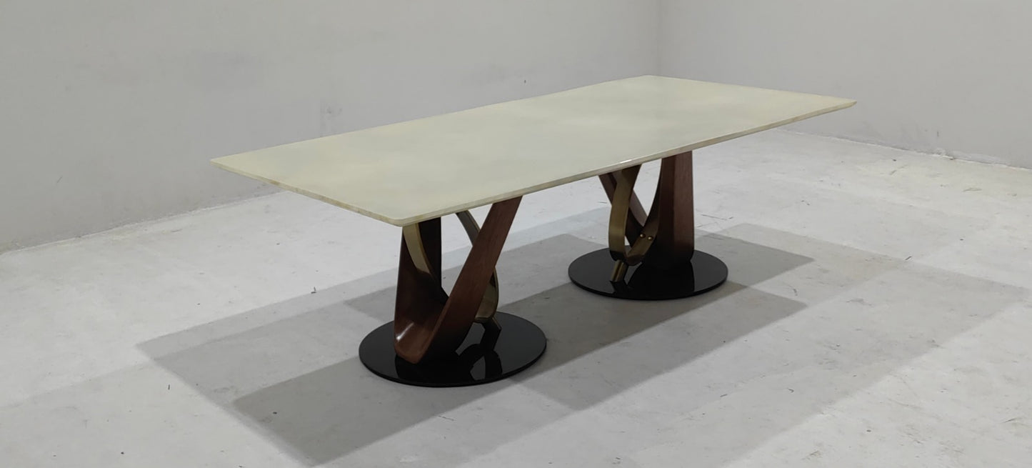 BBH+CT300A(3) - DINNING TABLE(BIG SIZE) - BLR WH