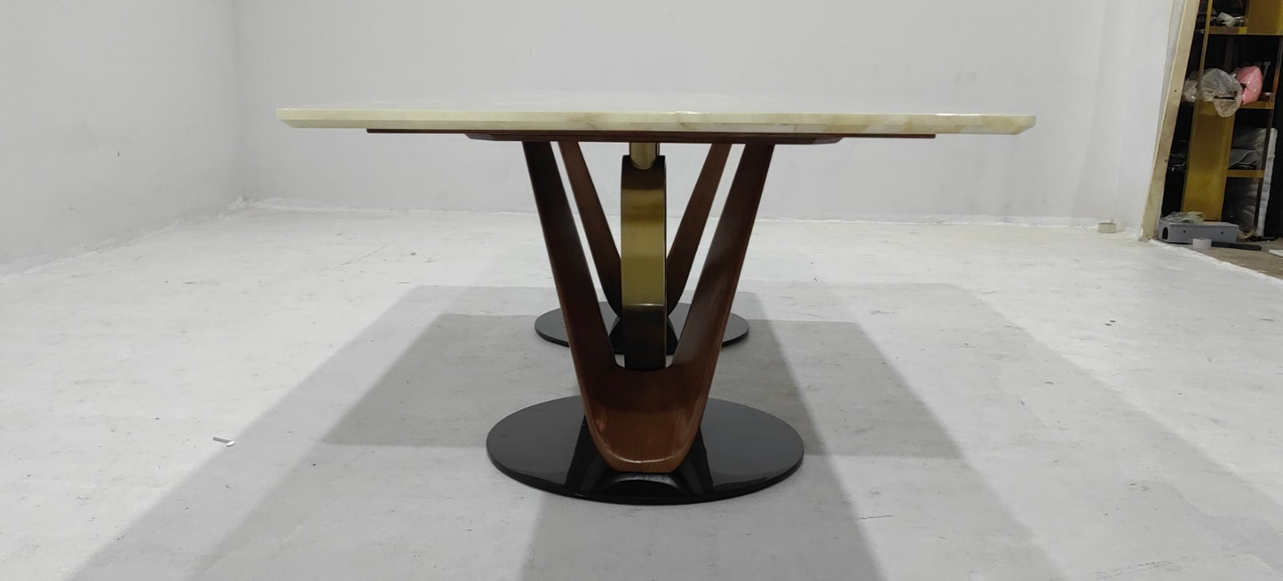 BBH+CT300A(3) - DINNING TABLE(BIG SIZE) - BLR WH