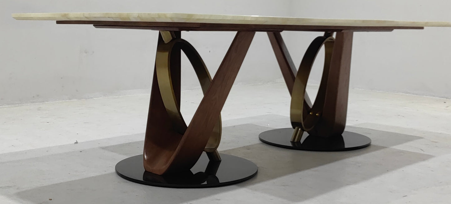 BBH+CT300A(3) - DINNING TABLE(BIG SIZE) - BLR WH