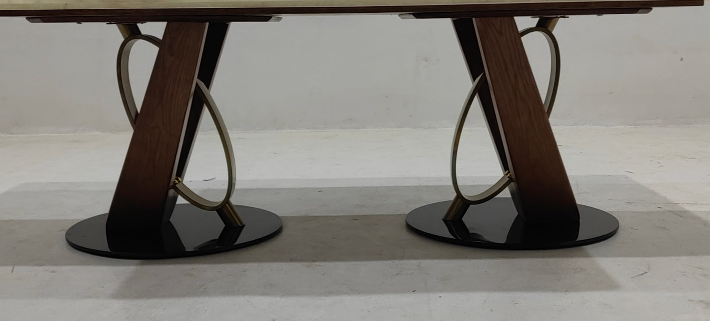 BBH+CT300A(3) - DINNING TABLE(BIG SIZE) - BLR WH