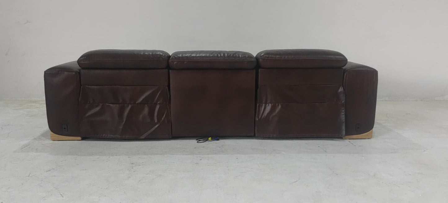 KM.6035 - 3 SEATER RECLINER (ELECTRIC) - BLR WH