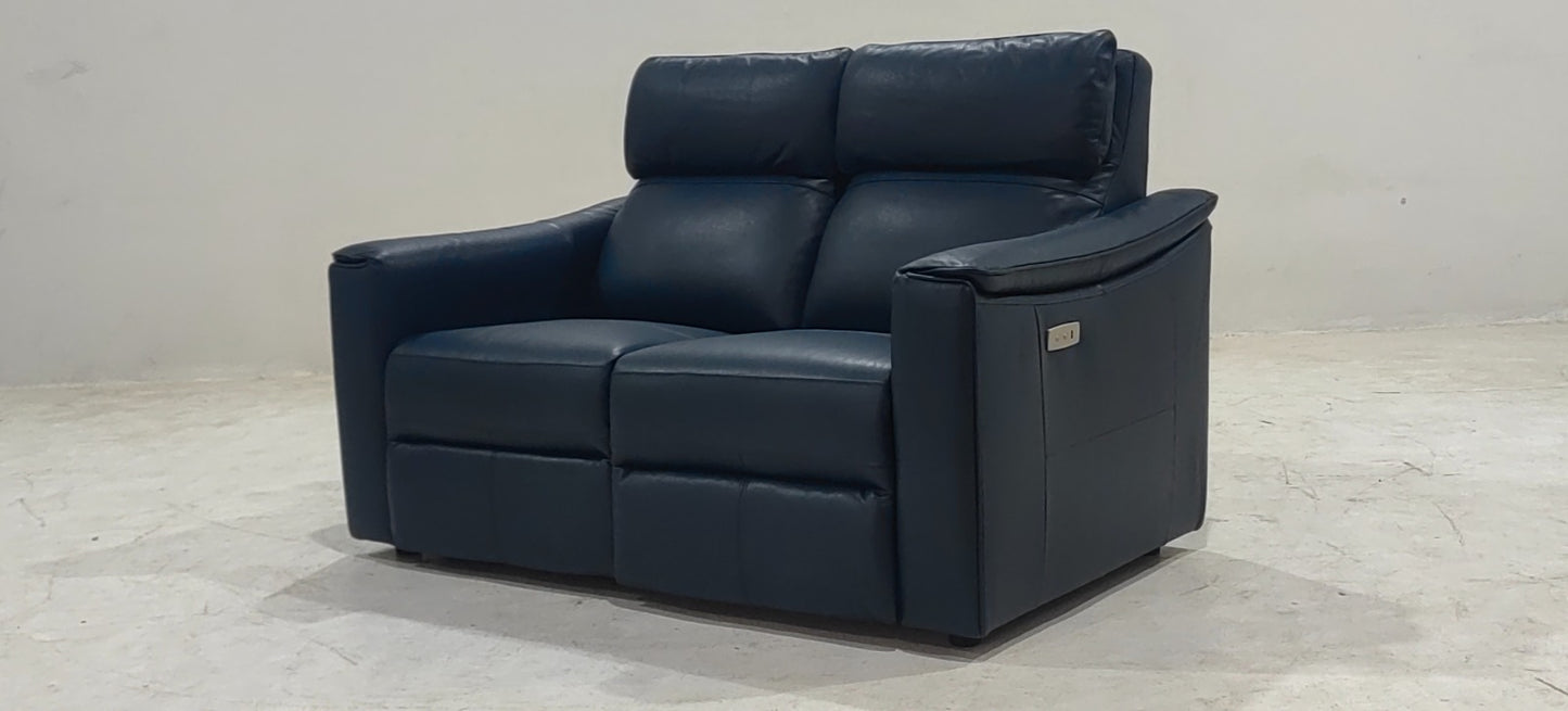 KM.5035 - 2 SEATER RECLINER(ELECTRIC) - BLR WH
