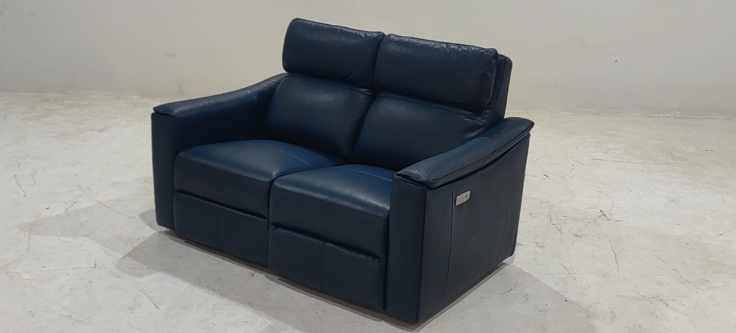 KM.5035 - 2 SEATER RECLINER(ELECTRIC) - BLR WH