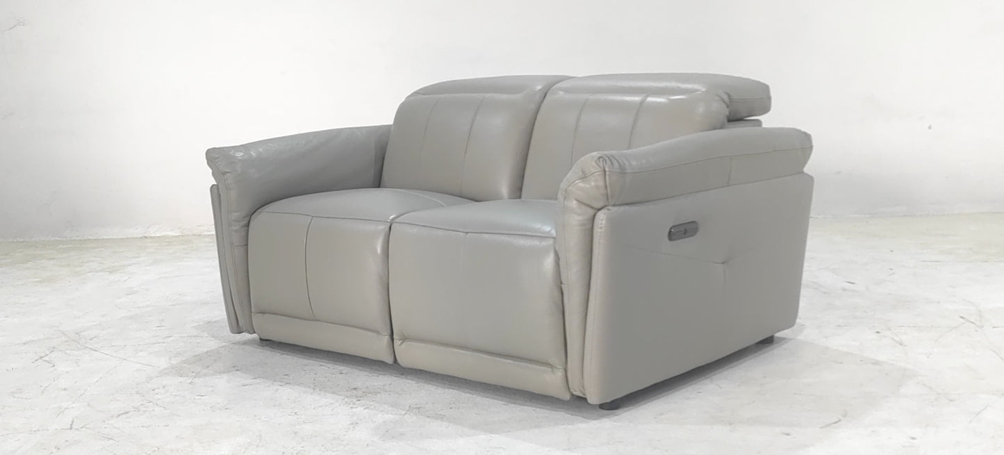 KM.5033 - 2 SEATER RECLINER(ELECTRIC) - BLR WH