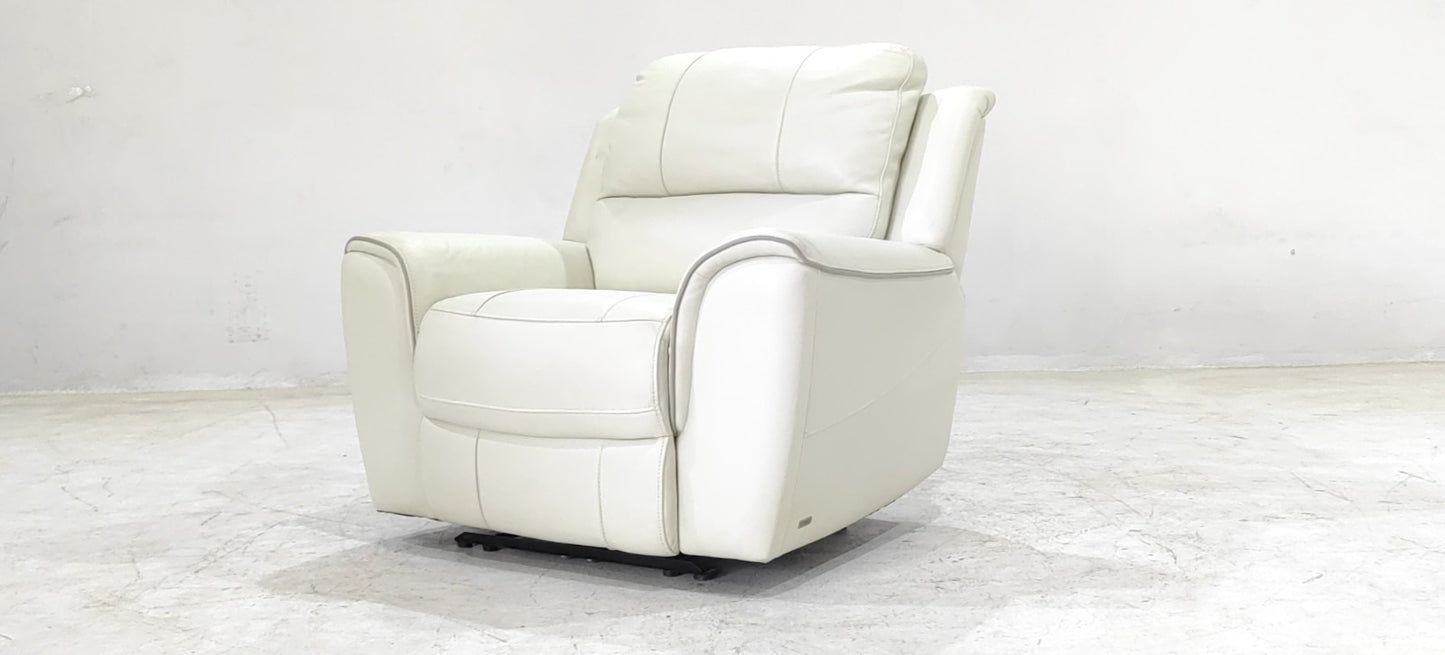 E2877 - 1 SEATER RECLINER(ELECTRIC) - BLR WH