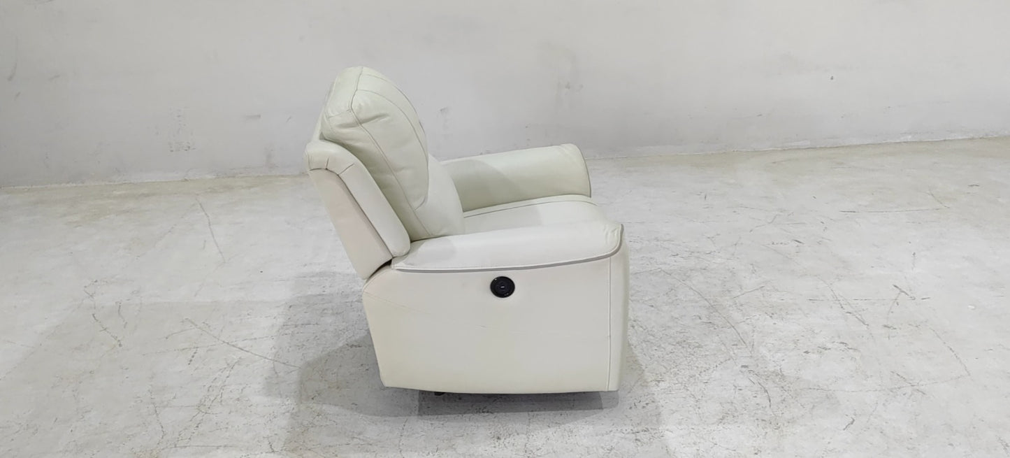 E2877 - 1 SEATER RECLINER(ELECTRIC) - BLR WH
