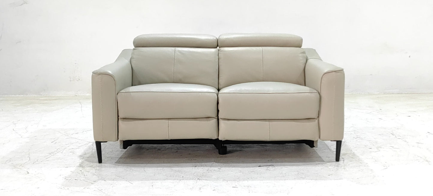 KM.5012 - 2 SEATER RECLINER(ELECTRIC) - BLR WH