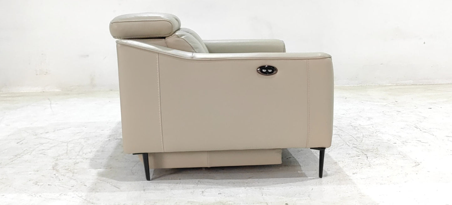 KM.5012 - 2 SEATER RECLINER(ELECTRIC) - BLR WH