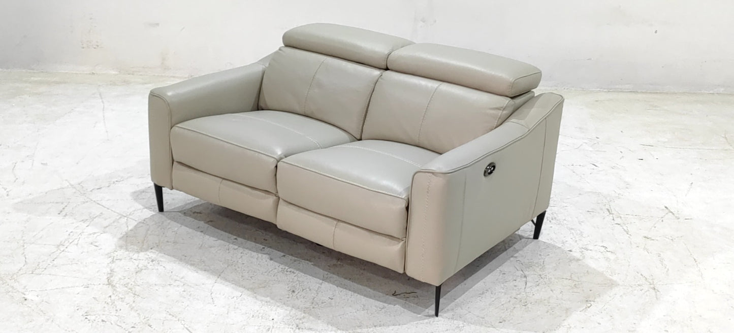 KM.5012 - 2 SEATER RECLINER(ELECTRIC) - BLR WH