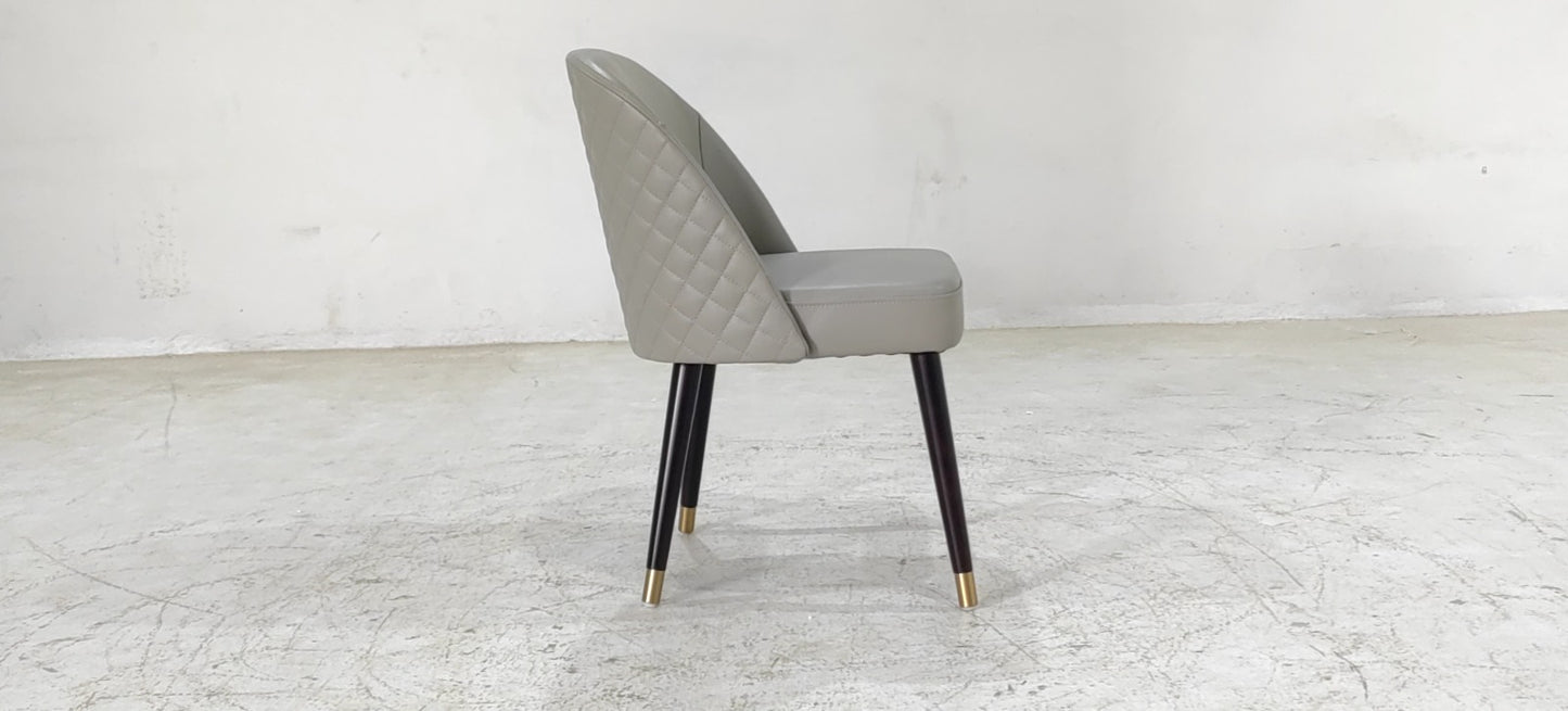 KF.Y1079(40) - DINING CHAIR - BLR WH