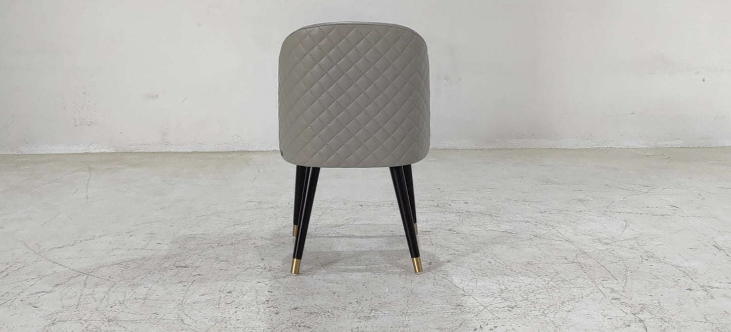 KF.Y1079(40) - DINING CHAIR - BLR WH