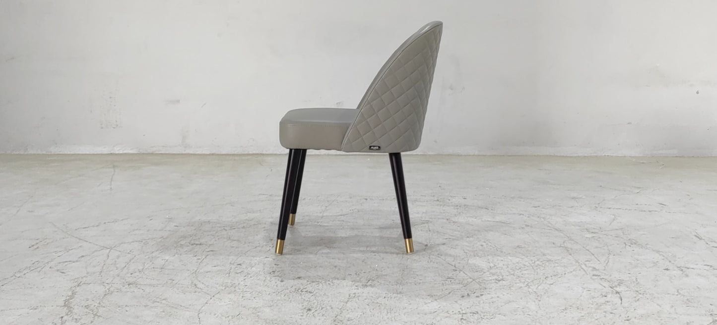 KF.Y1079(40) - DINING CHAIR - BLR WH