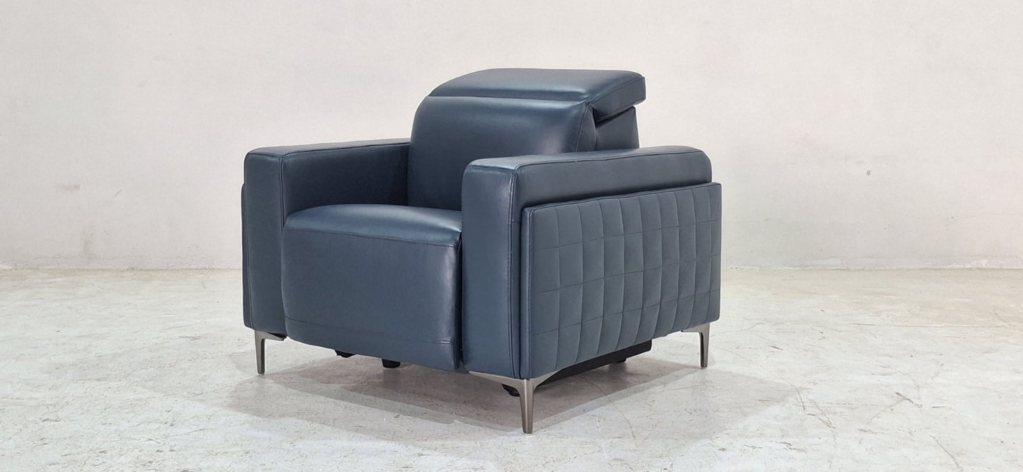 KF.825B - 1 SEATER RECLINER(ELECTRIC) - BLR WH