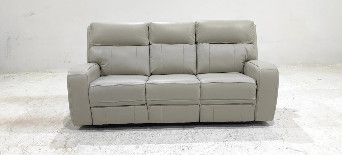KM.132H(2) - 3 SEATER RECLINER(ELECTRIC) - BLR WH