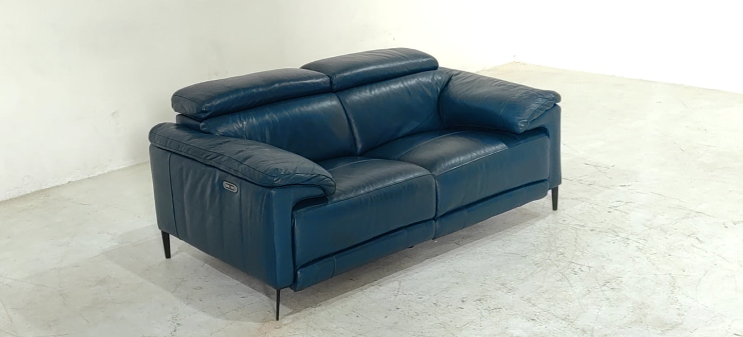 KM.5007 -  2 SEATER RECLINER(ELECTRIC) - BLR WH