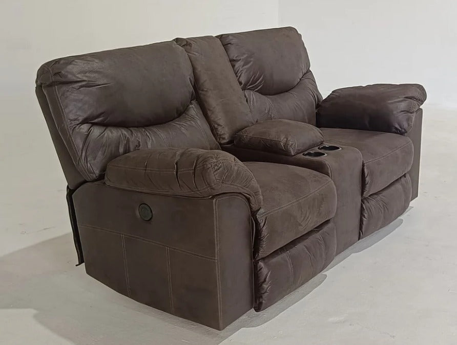 3380396 - 2 SEATER+CONSOLE RECLINER(ELECTRIC) - HYD WH