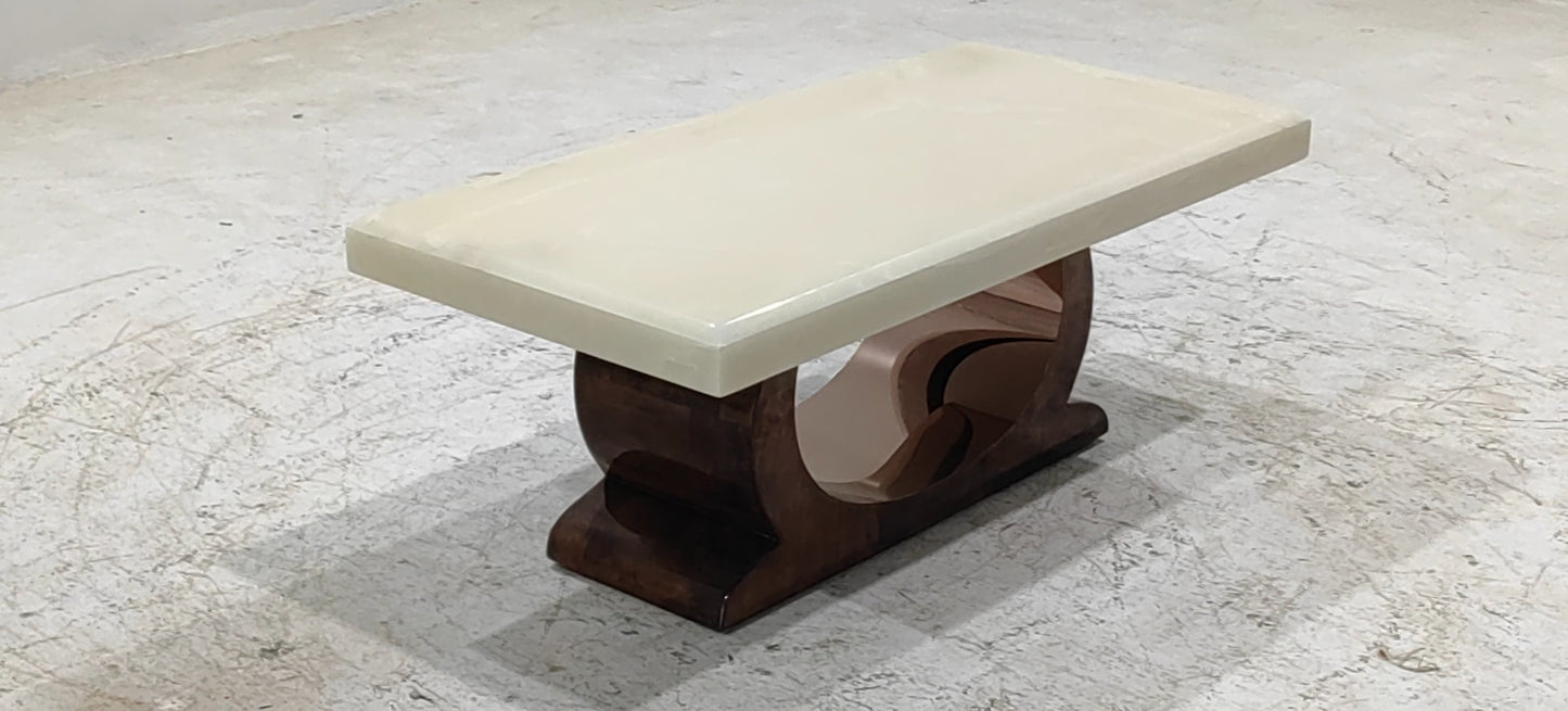 HALFMOON - CENTER TABLE - BLR WH