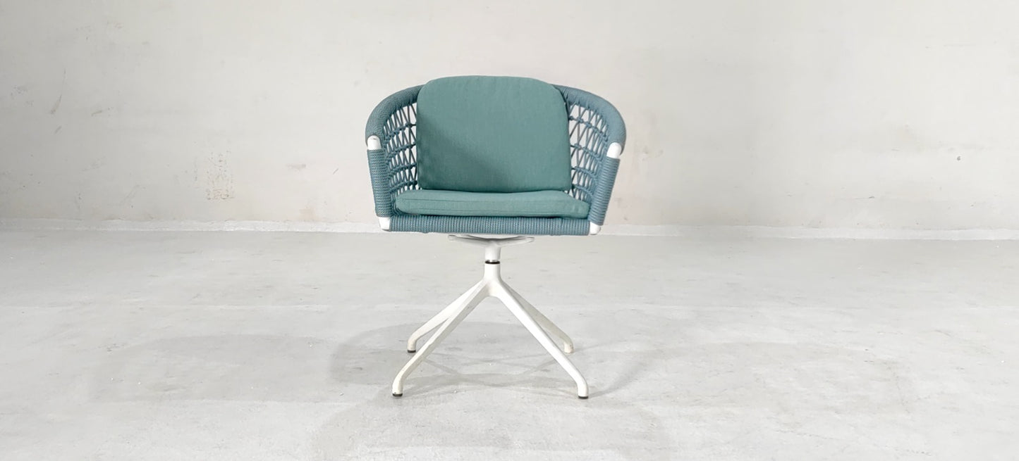 C355F(1) - DINING CHAIR - BLR WH