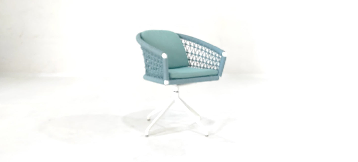 C355F(1) - DINING CHAIR - BLR WH