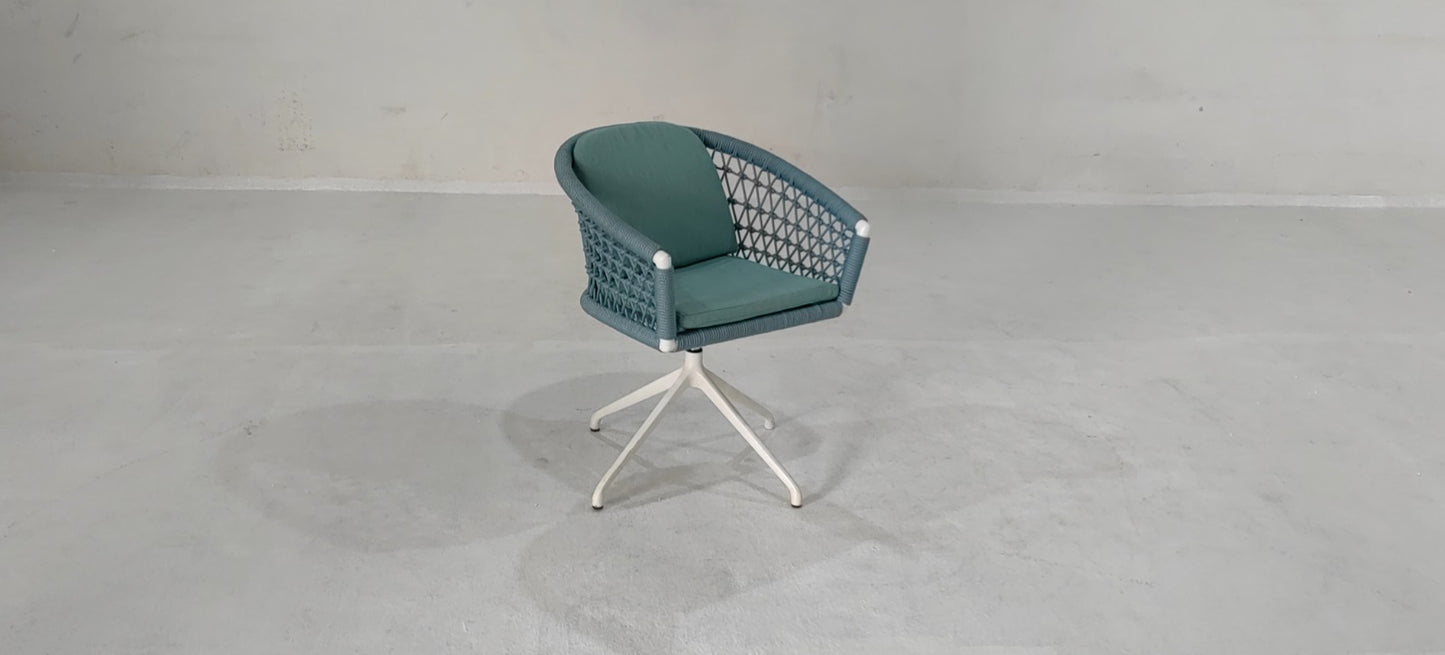 C355F(1) - DINING CHAIR - BLR WH