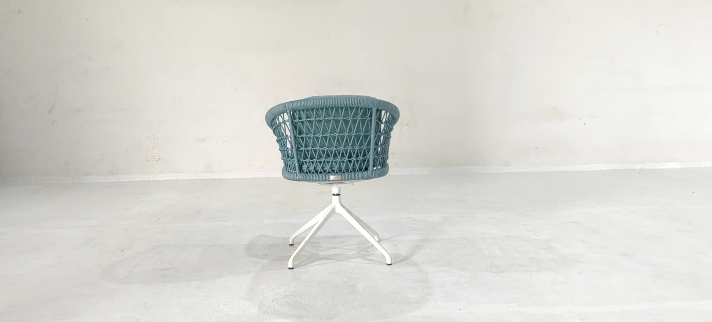 C355F(1) - DINING CHAIR - BLR WH
