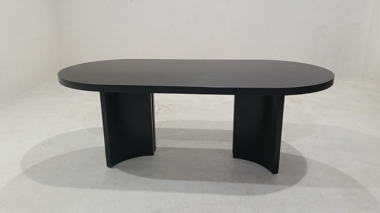 D821-25(3) - DINING TABLE - BLR WH