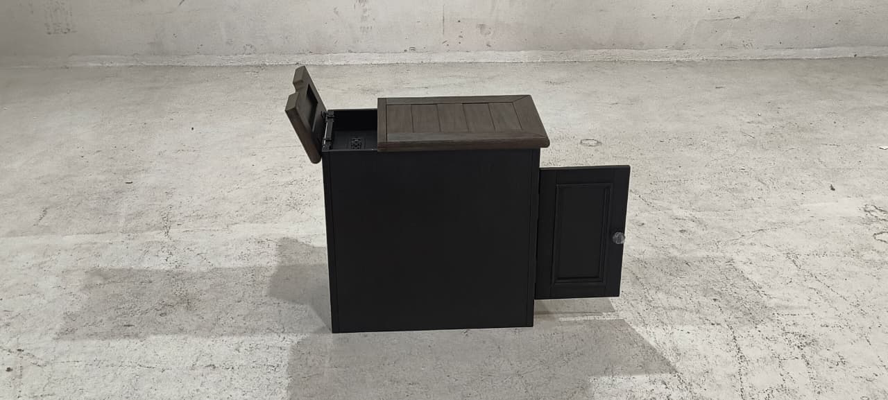 T736-7(5) - SIDE TABLE - BLR WH